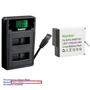 Kastar Battery USB LCD Charger Replace Original Gopro AHDBT-701 battery Hero 7 - Picture 1 of 11