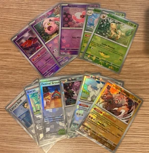 Prismatic Evolutions Near Complete Master Set 11x Pokemon Pokeball Holo Reverse - Picture 1 of 3