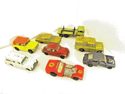 Lotto 8 automobiline cars toy matchbox n 3 12 15 18 36 49 58 67 Lesney superfast - Immagine 1 di 4