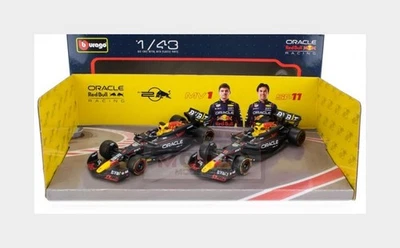 1:43 BURAGO Red Bull Set F1 2X Rb20 #1 2024 Verstappen + Perez BU38173-SET - Immagine 1 di 2
