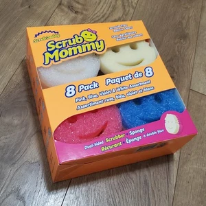 Scrub Mommy Spugna Scrubber Doppio Lato Senza Graffi, Confezione da 8 - Foto 1 di 12