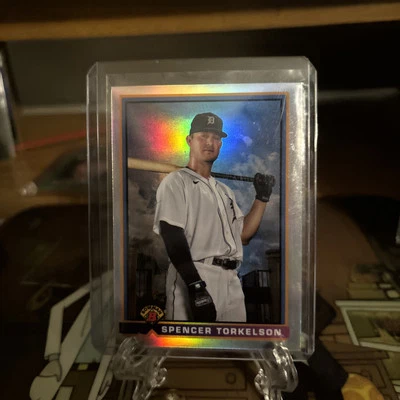 2021 Bowman Spencer Torkelson 1991 Bowman #91B-ST Detroit Tigers - Image 1 of 2