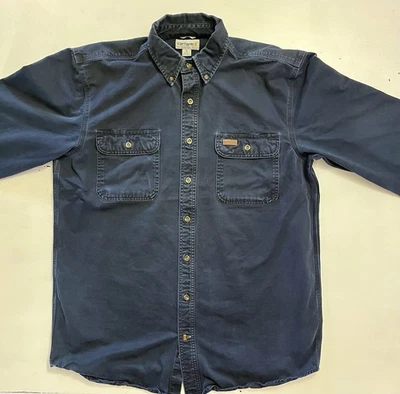 Carhartt Shirt Sz LT  Button Up Long Sleeve S09 MDT 2014 - Image 1 of 4