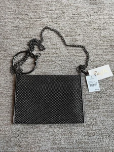 Bolso sin asas Estee & Lilly para mujer talla única cadena de metal armado cartera de noche RL58045EL - Imagen 1 de 8