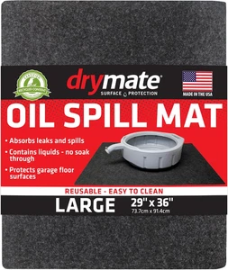 Oil Spill Mat 29"x36" Reusable Waterproof Garage Floor Protector Absorbent Oil - Picture 1 of 6