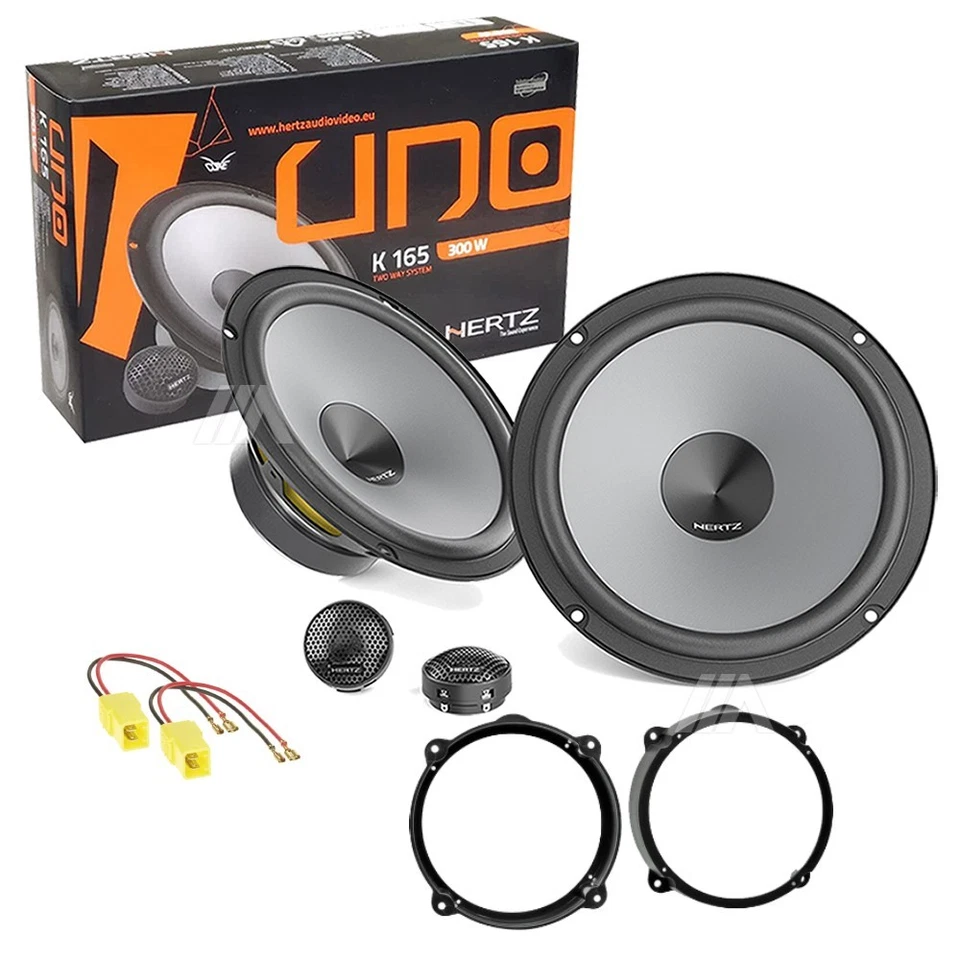 Kit 4 Casse Altoparlanti Hertz K165 Anteriori o Posteriori per Alfa Romeo 147 - Immagine 1 di 4