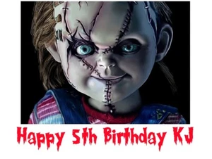 Decorazione Cake Topper Commestibile Chucky - Foto 1 di 1
