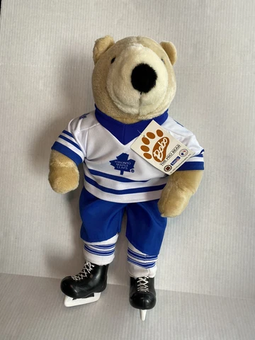 1992 Pro Bear Made for NHL Hockey Toronto Maple Leafs 22 inch Full Uniform As Is Cover