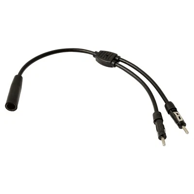 THE WIRES ZONE Free & Fast Shipping Universal Female to 2 Male Motorola Antenna Adapter Cable