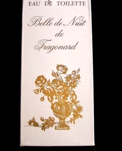 Vintage Parfums Fragonard Belle de Nuit Eau de Toilette Grasse Frankreich 12 Unzen - Bild 1 von 9