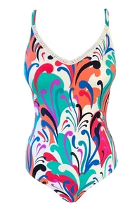 Triumph Swim costume da bagno coppe imbottite elegante twist OP 02 38 75 C NUOVO - Foto 1 di 5