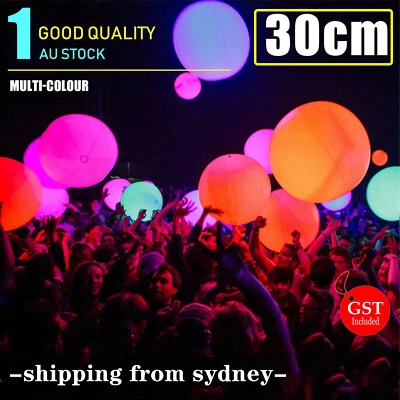 1X 12inches Glow Beach Ball Glow Sticks balls Party Glow in the dark Glowsticks - image 1 of 4