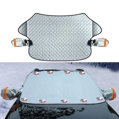 Magnetic Car Windshield Snow Cover Sunshade Winter Outdoor Dust Ice Frost Shield - Image 1 of 4
