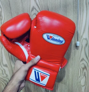 Winning Boxing Gloves MS Lace Up Type Training Boxing Gloves- All Sizes & Colour - Picture 1 of 14