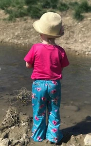 Girls Bell Bottom Pants BOHO | Steerhead, Bullhead - Picture 1 of 10