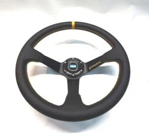 E5) EPMAN Sport Italy volante sportivo 34 cm pelle come nuovo - Foto 1 di 4