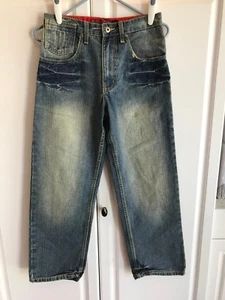 Boys BKLYN EXPRESS Jeans size 16 Factory Faded/Destroyed Straight  26"x27" - Bild 1 von 4