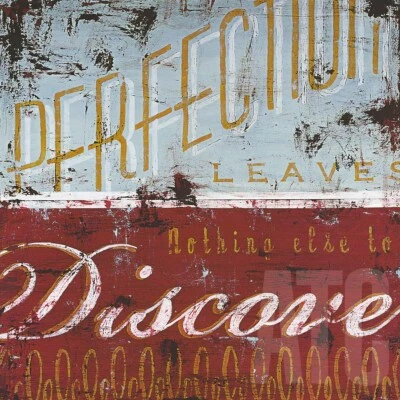 36W"x36H" PERFECTION LEAVES NOTHING TO DISCOVER - RODNEY WHITE CHOICES of CANVAS - Image 1 of 4