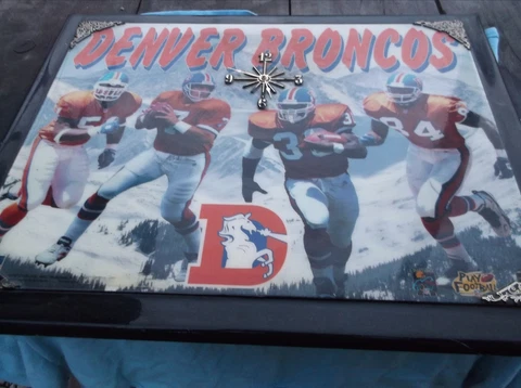 Denver Broncos ELWAY Clock Cover