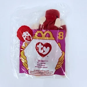 1996 Mcdonald's Teenie Beanie Baby # 8 Snort New As Pictured - Picture 1 of 2