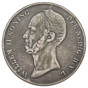 Pays-Bas - 2½ gulden 1841 - Guillaume II - Utrecht - argent - KM.69 - monnaie - Imagen 1 de 2