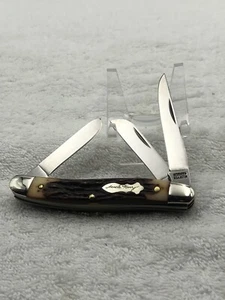 Schrade + Uncle Henry 897UH 3 Blade Signature Premium Stockman Folder Made USA - Picture 1 of 20