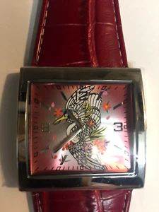 Premium Watch by Pugs Gear - Brand New / Glam / Red Band / Ships  same day - Picture 1 of 4