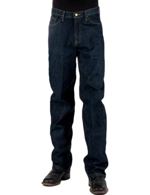 Stetson Western Jeans Mens Bootcut 35 x 38 Dark 11-004-1520-0050 BU - Image 1 of 4