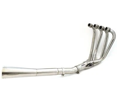 Delkevic 4into1 Stainless Steel Exhaust - Megaphone Muffler - Honda CB750 CB900F - Image 1 of 4