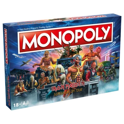 Monopoly: Edición Iron Maiden Juego De Mesa 2-6 Jugadores Para Niños Edades 18+ - Imagen 1 de 4