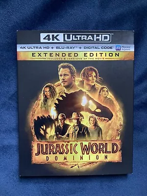Jurassic World Dominion US Import 4K Ultra HD & Blu Ray With Slipcover UHD • 20.59£