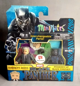 BLACK PANTHER ~ Marvel Minimates / EVERETT ROSS & POWERED UP BLACK PANTHER @2017 - Picture 1 of 2