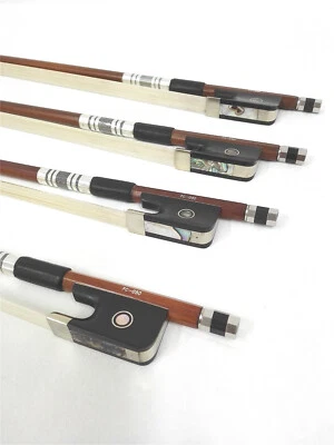 Symphony 3/4 Size Cello Bow–Natural BrazilWood/Horse Hair/Sheepskin Band FC-080 - Image 1 of 4