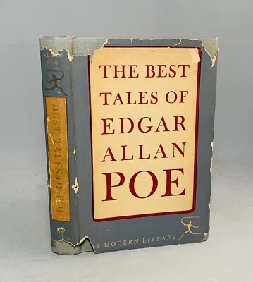 The Best Tales Of Edgar Allan Poe-RARE Modern Library Edition w/ Org DJ-Early!! Foto 1 de 4
