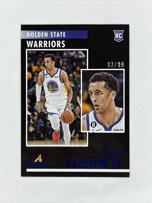 2022-23 Chronicles Pinnacle Blue Patrick Baldwin Jr #91 Warriors RC 92/99 - Image 1 of 2
