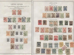 LETTONIA e OCCUPAZIONI - 1919/39 lotto di francobolli di qualità mista - (501) - Foto 1 di 9