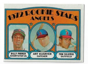 1972 Topps Set Break #213 Angels Rookies (Art Kusnyer, Billy Parker, Tom Silveri