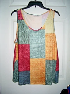 PULLOVER ESTIVO MULTICOLORE SENZA MANICHE TAGLIA 1XL NUOVISSIMA - Foto 1 di 2