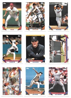1993 Topps Baseball Trading Cards / You Choose #s 251 - 500 / mb25 - Image 1 of 4