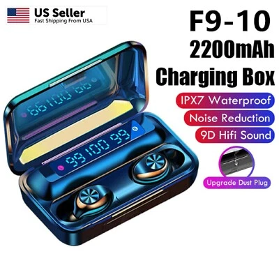 Bluetooth 5.0 Headset TWS Wireless Earphones Mini Earbuds Stereo Headphones IPX7