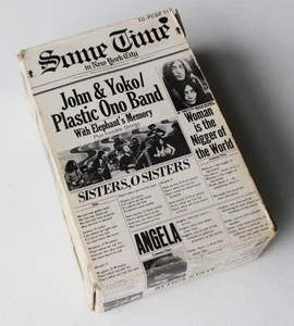 JOHN LENNON - SOME TIME IN NEW YORK (APPLE TCPCS716) 1972 UK 2x CASSETTE SET - Picture 1 of 16