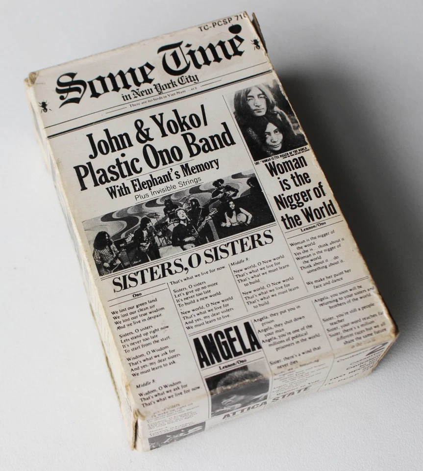 JOHN LENNON - SOME TIME IN NEW YORK (APPLE TCPCS716) 1972 UK 2x CASSETTE SET - Image 1 of 4