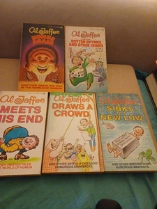 Vintage MAD Comic Artist Al Jaffe 5 Vintage Paperback Lot - Picture 1 of 6