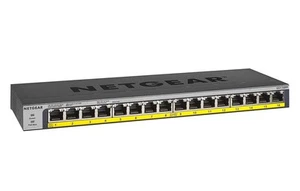 NETGEAR GS116PP PoE Switch 16 Port Gigabit Ethernet LAN Switch mit 16x PoE+ 183W - Bild 1 von 8