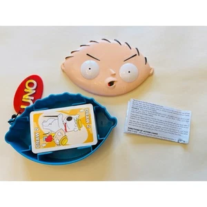 Family Guy UNO Juego de Cartas ~ STEWIE GRIFFIN Coleccionistas Edición Especial 2006 Mattel - Imagen 1 de 7