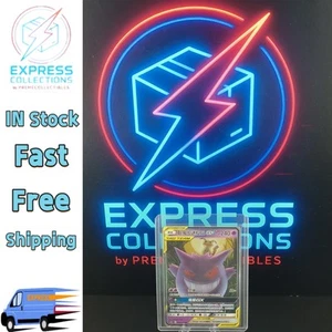 IN STOCK Pokemon S-Chinese Tag Team Gengar & Mimikyu GX RR CSM2bC-033/150 - Picture 1 of 4