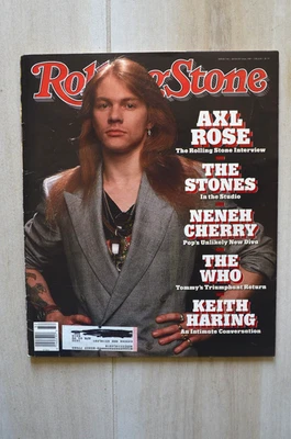 Rolling Stone Magazine #558 August 10 1989 AXL ROSE Very Good - Image 1 of 4