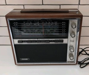 Vintage 1960' Rare VISION BRAND AF-168 Multi 8 Band Portable Tonex Koyo Radio - Picture 1 of 6