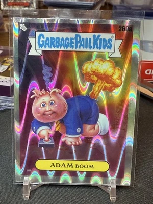 2024 Topps Chrome Garbage Pail Kids Series 7 ADAM BOOM #260a foil off centered  - Image 1 of 2