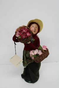 Byers Choice Weihnachtslieder Frau verkauft Blumen The Cries Of London - Bild 1 von 8